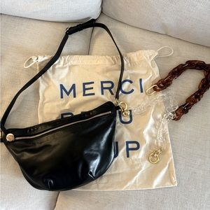 Clare V Grande Fanny + Tortoise Shortie Strap